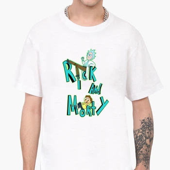 Футболка мужская Рик и Морти Рик Санчез и Морти Смит (Rick and Morty Rick Sanchez and Morty Smith) (9223-2939-10) XXL Белая