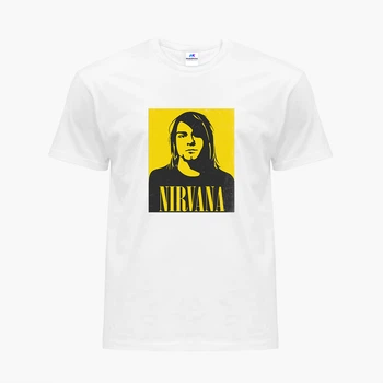 Футболка жіноча Курт Кобейн Нірвана (Kurt Cobain Nirvana) (8976-2970-7) M Біла