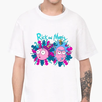 Футболка мужская Рик и Морти Рик Санчез (Rick and Morty Rick Sanchez) (9223-2947-10) XXL Белая