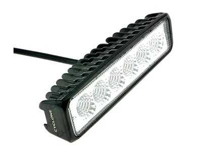 Дополнительные светодиодные фары Cyclone WL 307 SLIM 18W EP6 FL прямоугольные ближний
