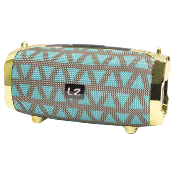 Колонка блютуз LZ M228 Gray+Green переносная портативная