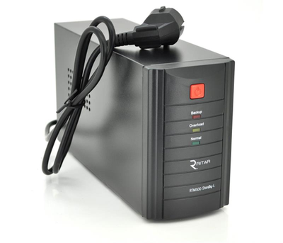 ИБП Ritar RTM1000 Proxima-L 600W, Lin.int., AVR, 3xSchuko, металл (RTM1000L/05857)