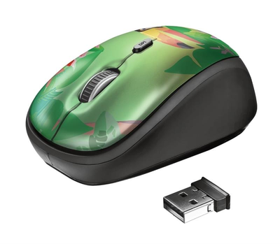 Мышь беспроводная Trust Yvi Toucan (23389) Black USB