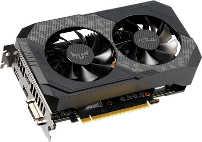 Asus PCI-Ex GeForce GTX 1660 Ti TUF Gaming OC Edition 6GB GDDR6 (192bit) (1845/12000) (DVI, HDMI, DisplayPort) (TUF-GTX1660TI-O6G-EVO-GAMING)