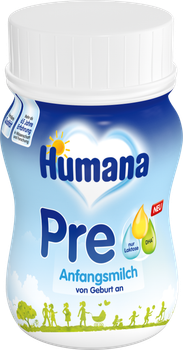 Жидкая молочная смесь Humana Pre 90 мл (4031244001672)