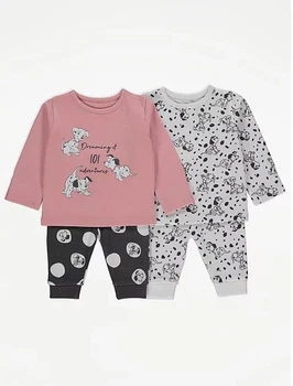 Комплект пижам George Disney 101 Dalmatians 92-98 см 2шт разноцветные