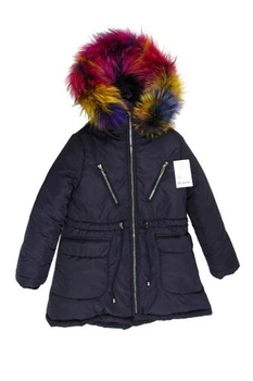 Куртка зимняя с натуральным мехом Tamarine SC-9.4-19 158 см синий