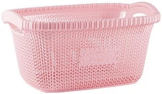 Кошик для білизни Violet House 1003 Віолетта 24х47х34 см 28 л Рожевий (1003 Віолетта PINK б/кр. 28 л)
