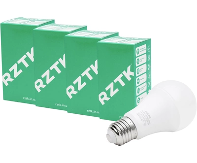 Светодиодная лампа RZTK LB 3K12 (A60 - Е27) 4 шт