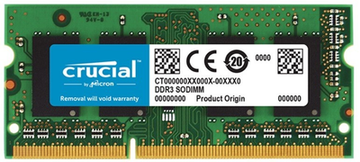 Оперативная память Crucial SODIMM DDR3 4Gb 1866MHz PC3-14900 (CT51264BF186DJ) Refurbished