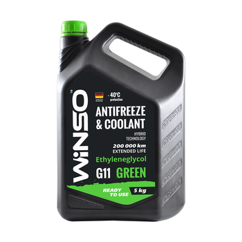 Антифриз Winso 880950 GREEN G11, 5kg