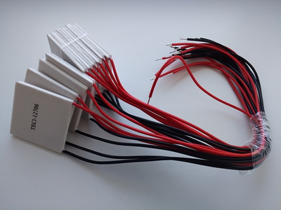 Элемент пельтье TEC1-12706 60-72W (40 x 40 x 4mm)