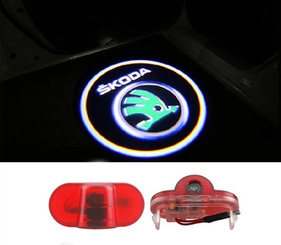 Проектор подсветка логотипа для дверей Skoda (Шкода) Octavia CountryMan (04-08)