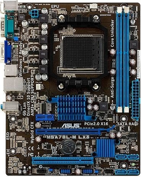 Материнская плата Asus M5A78L-M LX3 AM3+ (760G) MicroATX