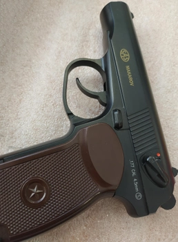 Пневматичний пістолет SAS Makarov (23701430) (FG349697) — Уцінка