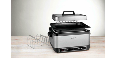 Аппарат Су-вид SilverCrest SVSV 550 C3 Черный/Металлик с дисплеем и таймером 5,5 л / 550 Вт