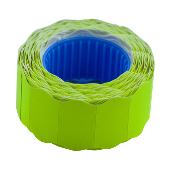 Цінник Buromax 22*12мм фігурний 6м 500шт Жовтий (BM.282201-08)