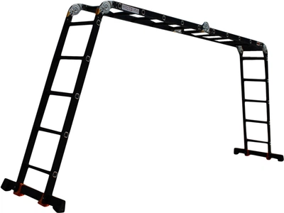 Лестница трансформер GTM 4х5 5.75 м анодированный алюминий (KMP405A)