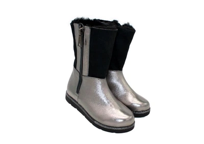 Сапоги Sandalik 35(р) цвета никель. (86-98)