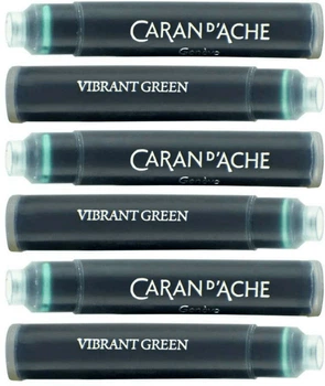Набір картриджів Caran d'Ache Chromatics Зелених 6 шт. (7630002329910)