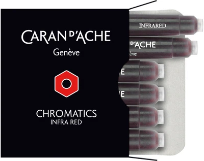 Набір картриджів Caran d'Ache Chromatics Червоних 6 шт. (7630002329859)