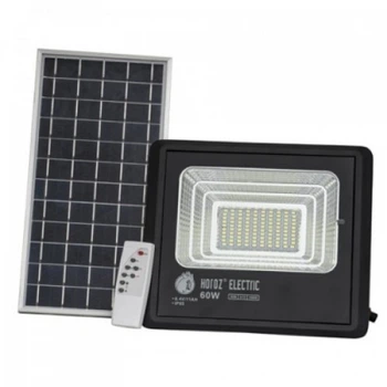 Прожектор светодиодный Horoz Electric Tiger-60 60W 6400K IP65 с солнечной панелью