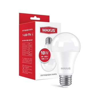 Лампа світлодіодна Maxus А60 10W E27 4100K 220V (1-LED-776)