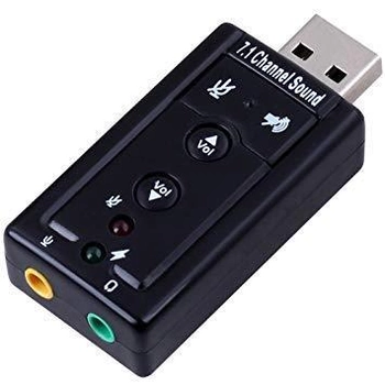 USB звуковая карта внешняя HLV 3D Sound card 7.1