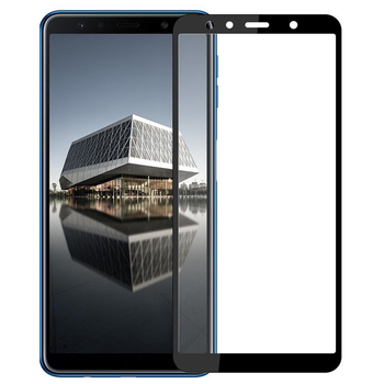 Защитное стекло для SAMSUNG A750 Galaxy A7 (2018) Full Glue (0.3 мм, 2.5D, чёрное)
