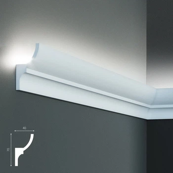 Карниз Tesori KF701 (70x40)мм
