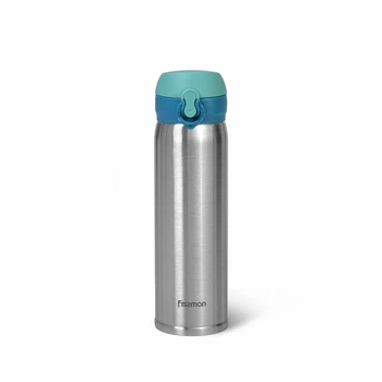 Термокружка Fissman 430 мл Голубой (9822)
