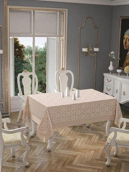 Скатерть Tabe хлопковая PolycottonPolycotton Collection золотая
