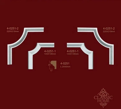 4-0251-2 угол молдинга 4-0251 Classic Home