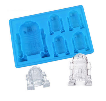 Силиконовая 3D форма для льда Star Wars R2-D2 дроид Синяя