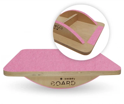 Балансир SwaeyBoard 50х35х10 см розовый балансборд