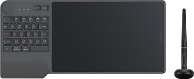 Графический планшет Huion Inspiroy Keydial KD200