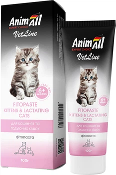Фитопаста AnimAll VetLine для котят и кормящих кошек 100 г (4820150206598)