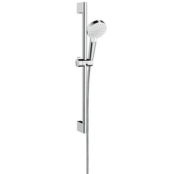 Душовий набір HANSGROHE Crometta Vario 0.65м EcoSmart 9л/хв, White/Chrome (26534400)
