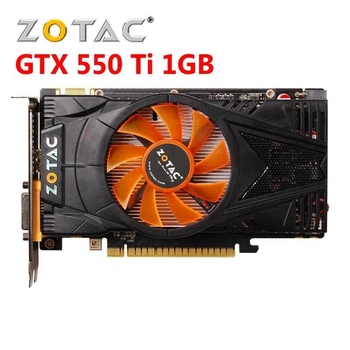 Видеокарта GeForce GTX 550 Ti 1024MB GDDR5 (192bit) (900/4100) ( HDMI, DVI, VGA) (GV-N550D5-1GI) 1GB Zotac Б/У