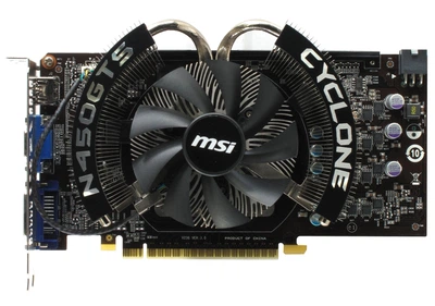 Видеокарта MSI PCI-Ex GeForce GTS 450 1024MB GDDR5 (128bit) (783/3608) (DVI, VGA, HDMI) (N450GTS-MD1GD5) 1GB Б/У
