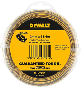 Косильная жилка DeWalt витая DT20651