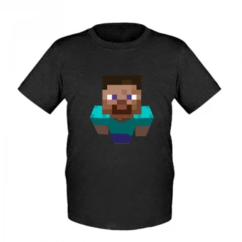 Детская футболка для мальчиков Stedman Steve from Minecraft S Чорний