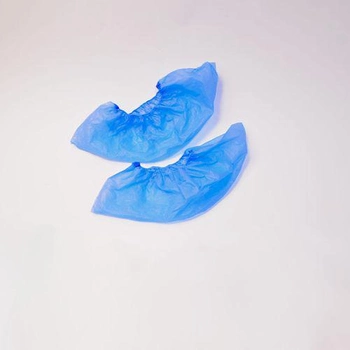 Бахилы из хлорированного полиэтилена 3-граммовые (100 шт в уп.) голубые