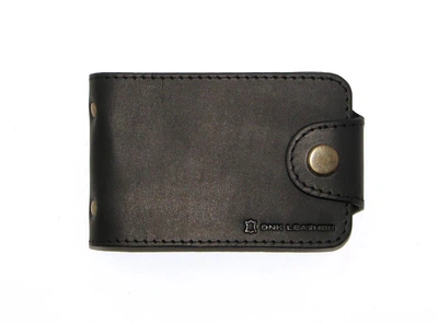 Шкіряна Візитниця DNK Leather Cards-H чорна