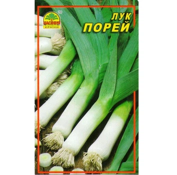 Семена лука Порей 0,5 г (Насіння країни)
