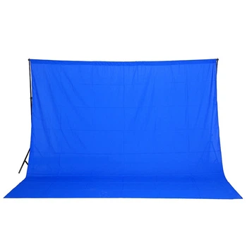 Фон студийный тканевый Visico PBM-3030 blue Chroma Key 3х3м