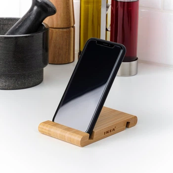 Подставка для смартфона/планшета IKEA BERGENES бамбук 104.579.99