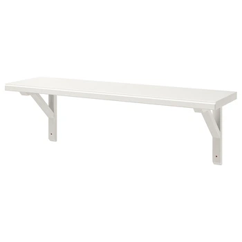 Полиця навісна IKEA TRANHULT / SANDSHULT, осика біла, 80х20 см, 393.260.93