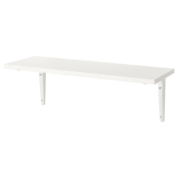 Полиця IKEA BURHULT/SIBBHULT навісна 59x20 см білий 893.259.63