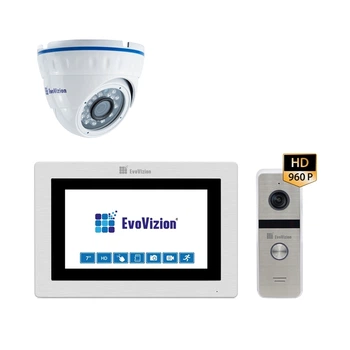 EvoVizion VP-713TS AHD + DP-06AHD Silver cam Комплект домофона